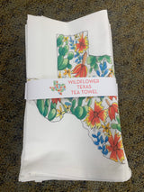 Texas Wildflowers Tea Towel