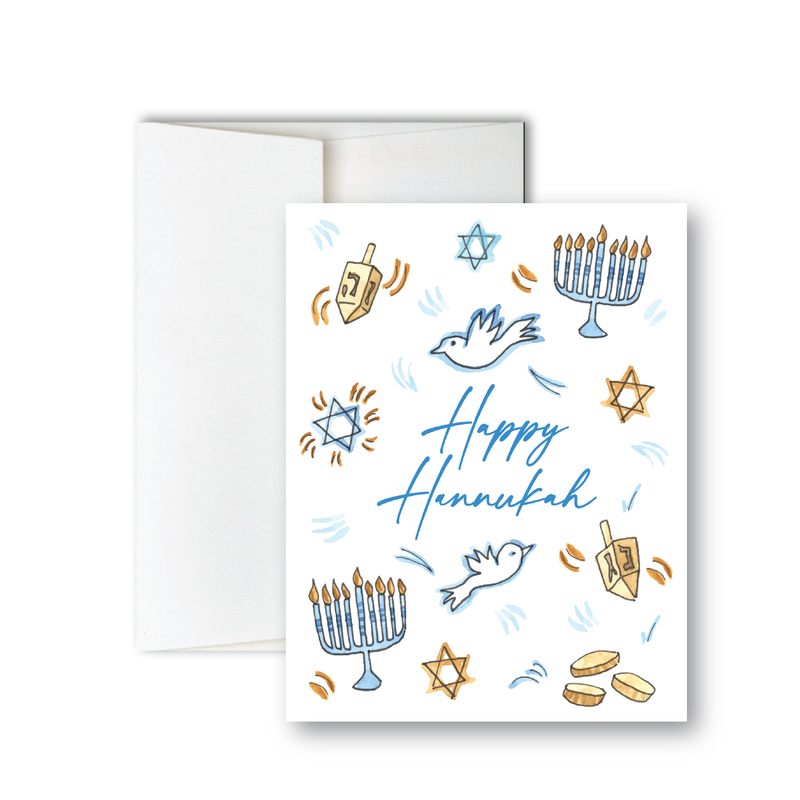Happy Hannukah Notecard