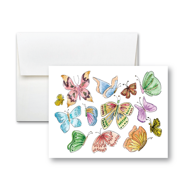 Butterfly Collage Notecard