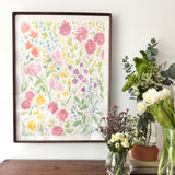 Flower Play #3 - 18" x 24"