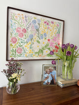 Flower Play #1 - (24" x 18")