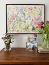Flower Play #1 - (24" x 18")