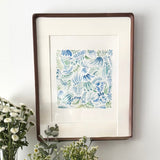 Blue Pattern Play Study