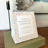 2025 Floral Blooms and Scripture Calendar