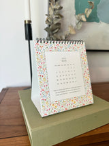 2025 Floral Blooms and Scripture Calendar