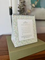 2025 Floral Blooms and Scripture Calendar