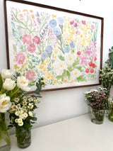 Flower Play #1 - (24" x 18")