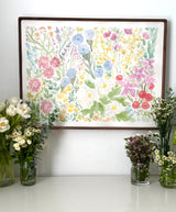 Flower Play #1 - (24" x 18")