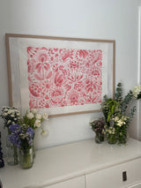 Red Monochromatic Pattern Play #4