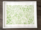 Green Monochromatic Pattern Play #5