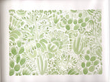Green Monochromatic Pattern Play #5