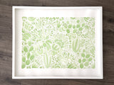 Green Monochromatic Pattern Play #5