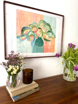 Tulips in Bloom - Oil on Canvas Paper