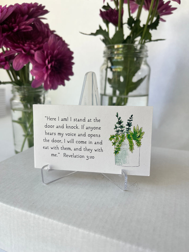 Weekly Scripture Cards and Stand