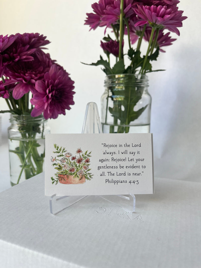 FOUR for the price of three -- Weekly Scripture Cards and Stand
