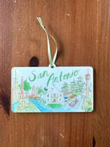 San Antonio Skyline Ornament