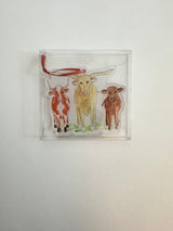 Three Cows Ornament