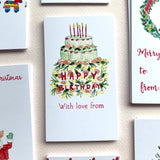 Birthday Cake Gift Tags - Set of 10