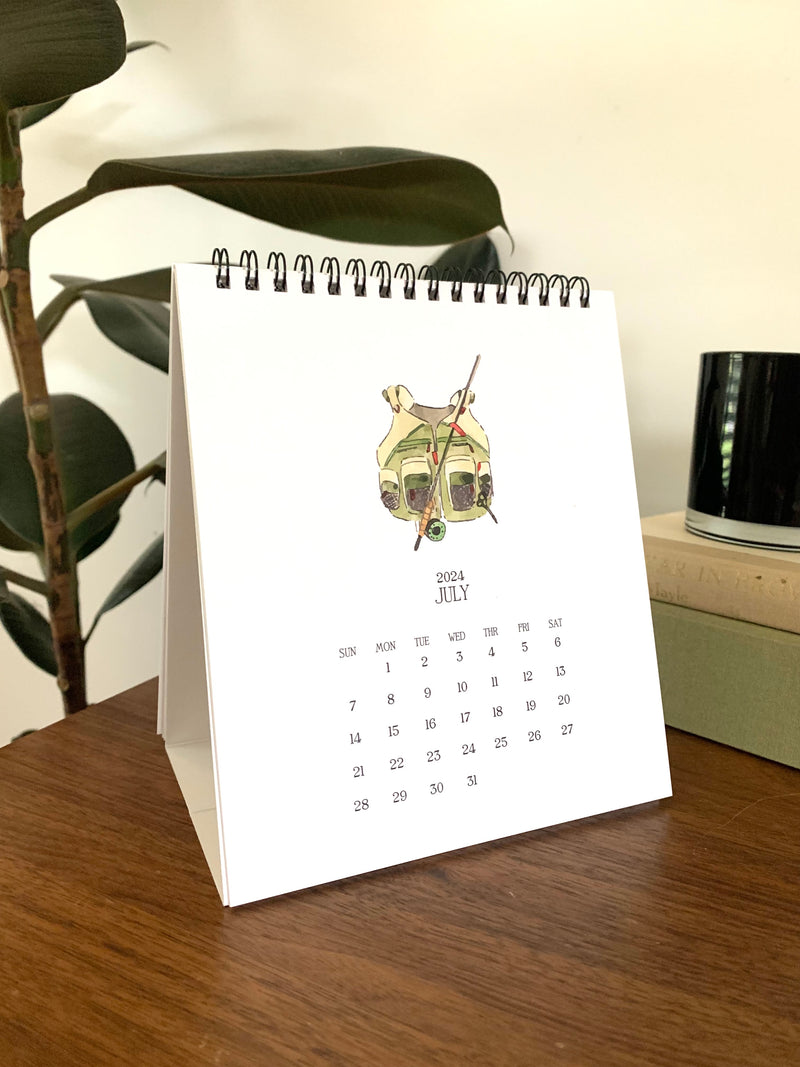 FOUR for the price of THREE - 2024 Fly Fishing Desk Calendar