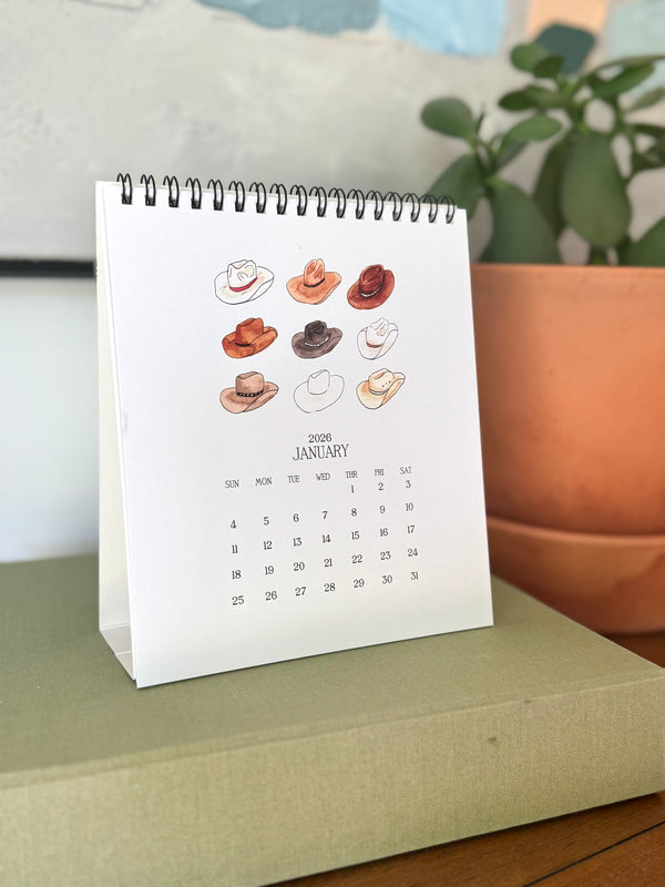 2026 Twelve Months of Texas Calendar