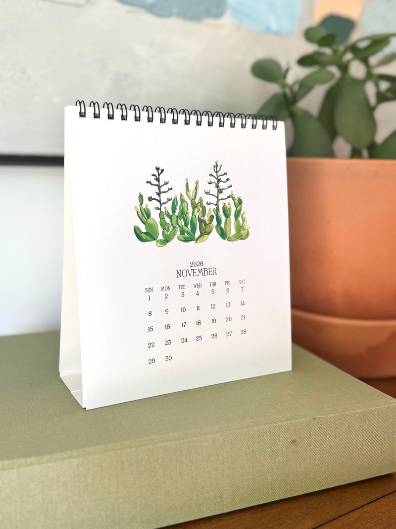 2026 Twelve Months of Texas Calendar