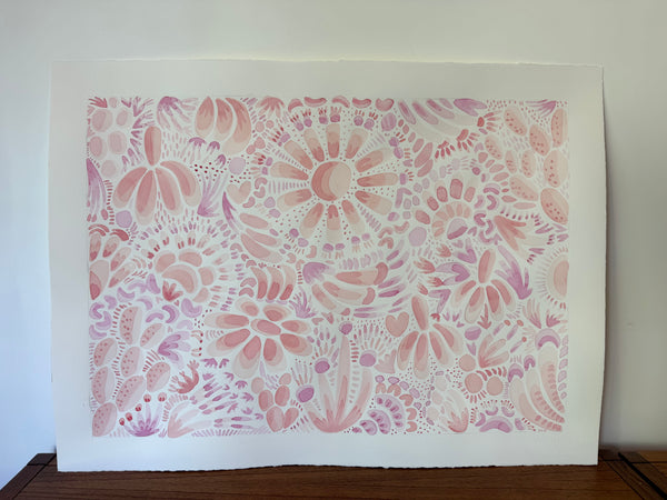 Coral and Pink Pattern Play #1