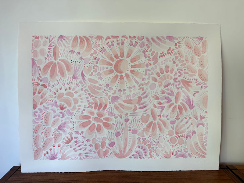 Coral and Pink Pattern Play #1