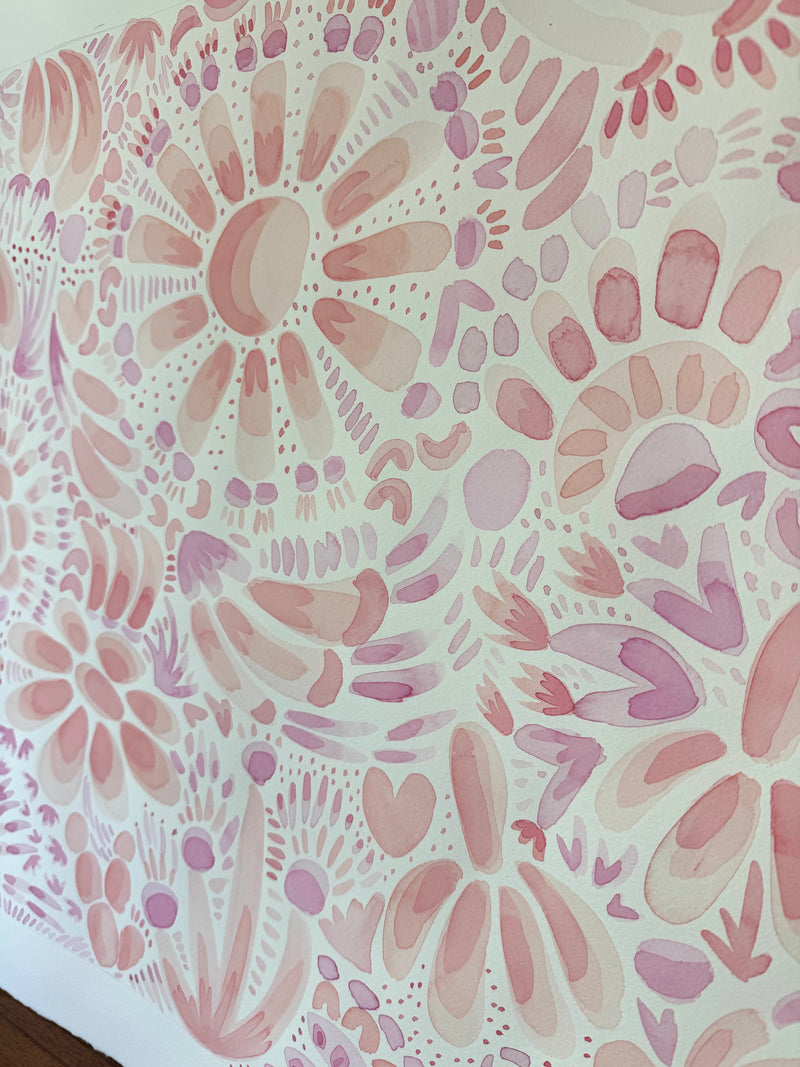 Coral and Pink Pattern Play #1