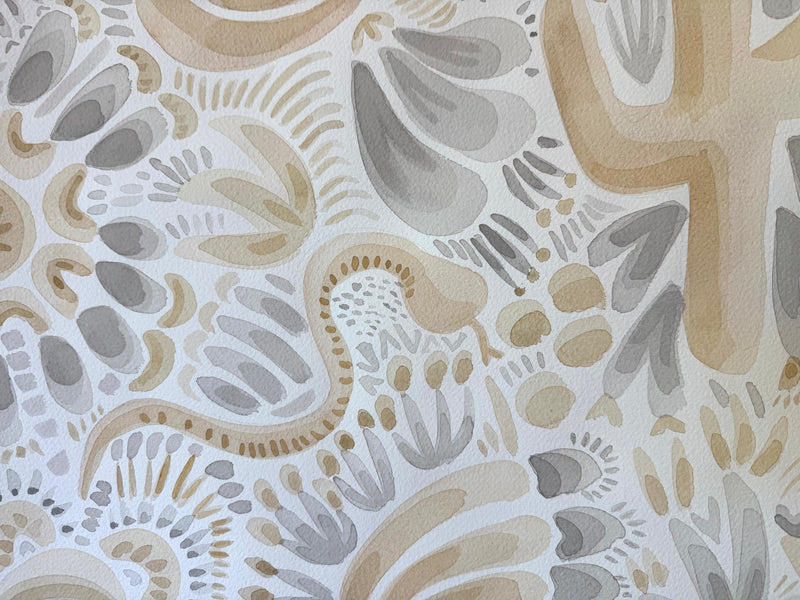 Neutral Brown & Grey Pattern Play #2