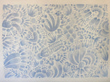 Blue Monochromatic Pattern Play #3