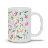 MOM Spring Florals Ceramic Mug