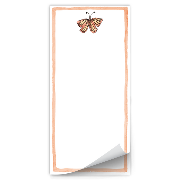 Butterfly Long Notepad