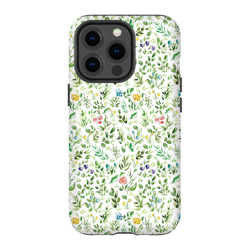 Happy Greenery Pattern Phone Case