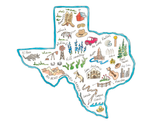 Texas Icons Notecard