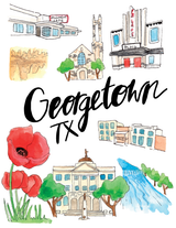 Georgetown Icons Notecard