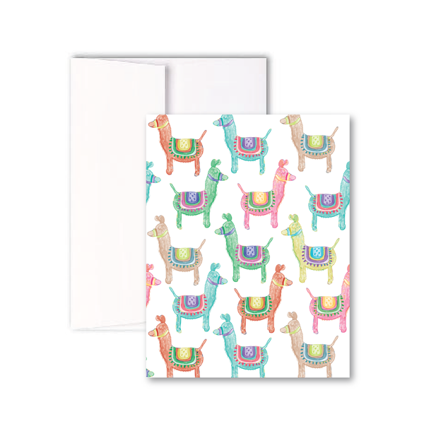 Repeating Llamas Notecard