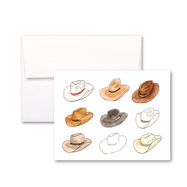 Cowboy Hats Notecard