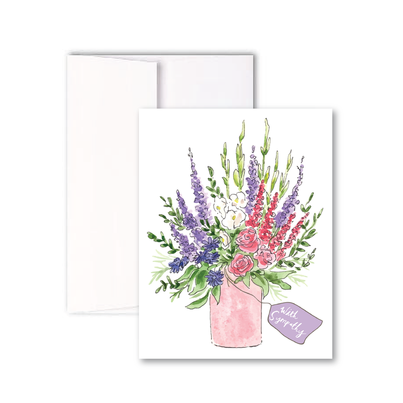 With Sympathy Notecard