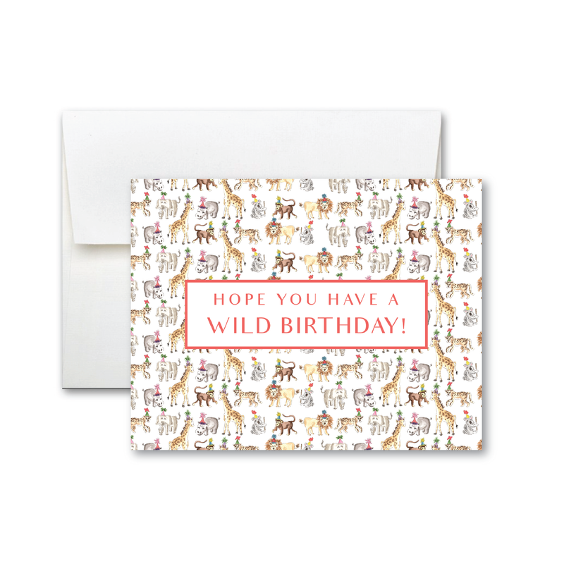 Party Animals Notecard