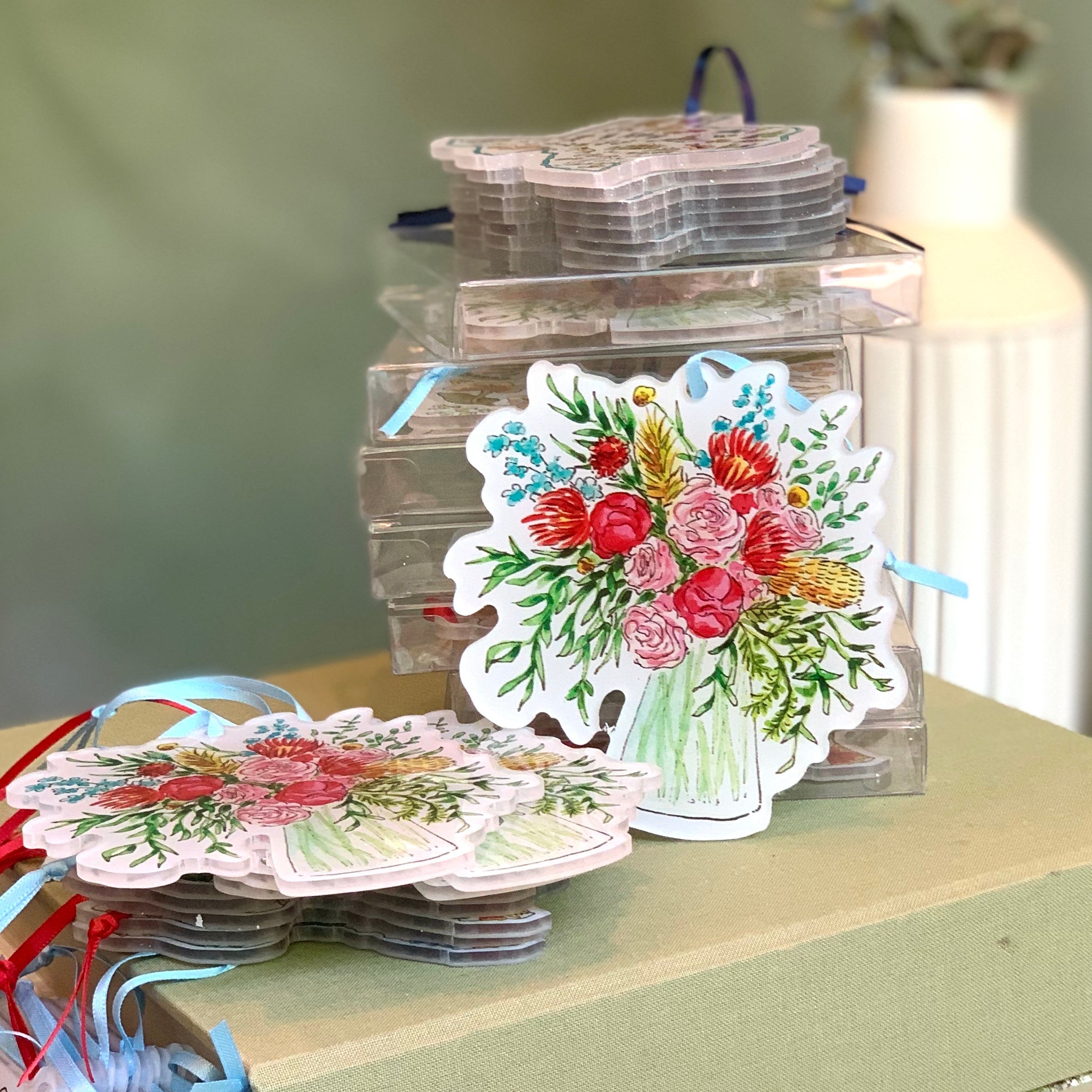 Floral Bouquet Ornament Flower and Vine