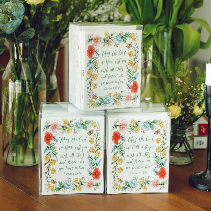 Pack of 25 Assorted Scripture & Hymn Cards