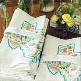 Texas Icons Tea Towel