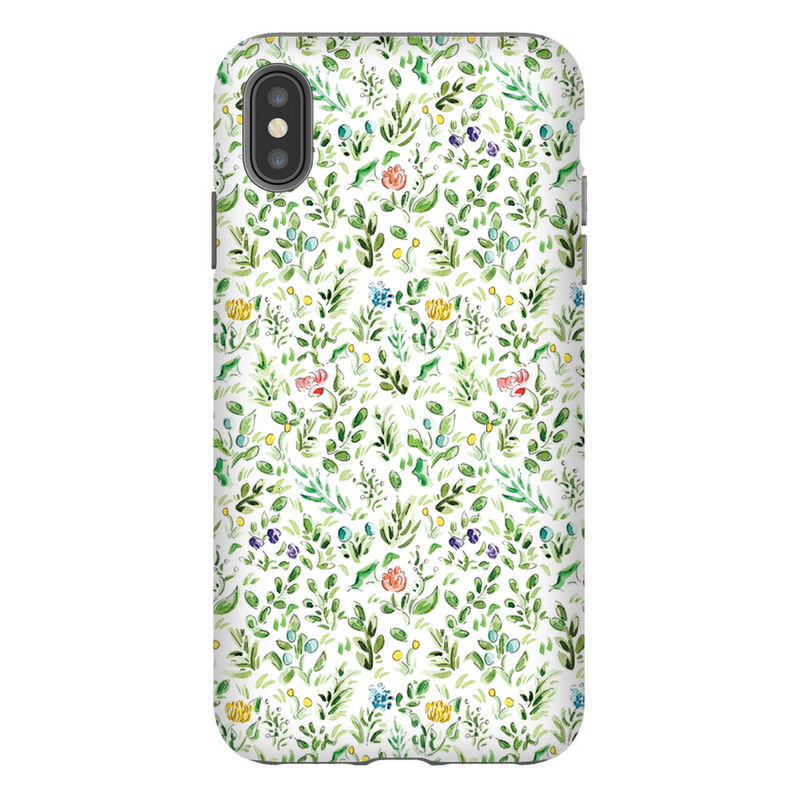 Happy Greenery Pattern Phone Case – Flower and Vine Happy Greenery Pattern Phone Case – Flower and Vine